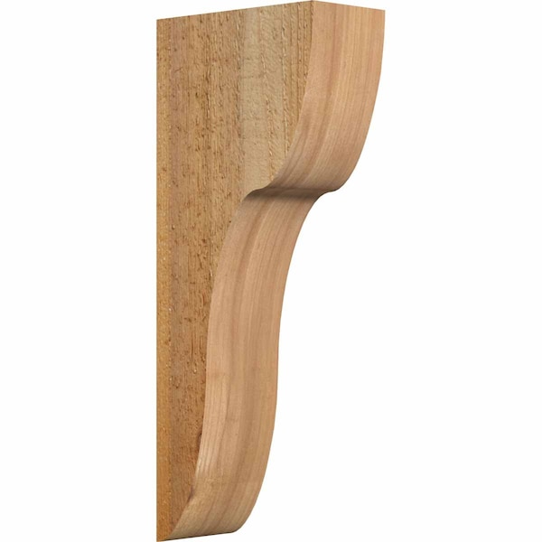 Ekena Millwork Carmel Rough Sawn Corbel, Western Red Cedar, 4"W x 8"D x 20"H COR04X08X20CAR00RWR - main